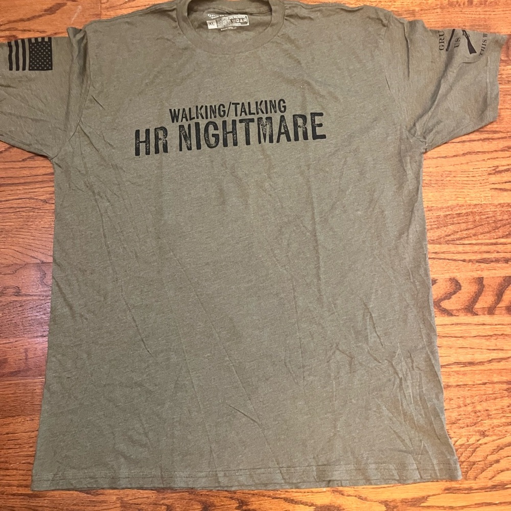 NWOT Grunt Style HR Nightmare Tee - Olive